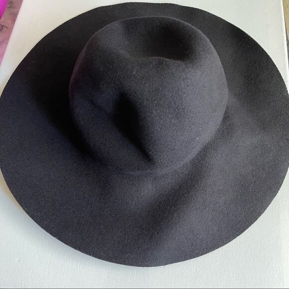 J.Crew Black Wool Hat M/L - Picture 1 of 6
